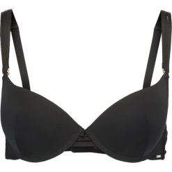 Biustonosze: BlueBella LAURA PLUNGE BRA Biustonosz pushup black