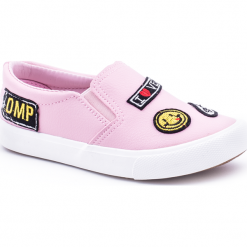 Półbuty. Szare półbuty dziewczęce SHOES 0, bez zapięcia. Za 69,90 zł.