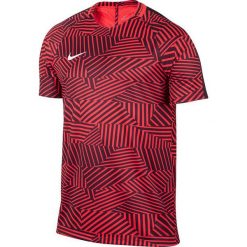 Nike Koszulka męska Dry Football Top SS czarno-czerwona r. L (807073 671). Czarne t-shirty męskie Nike, l, do piłki nożnej. Za 75,00 zł.