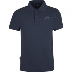 Koszulka polo "Hekla" w kolorze ciemnoszarym. Niebieskie koszulki polo marki GALVANNI, l, z okrągłym kołnierzem. W wyprzedaży za 86,95 zł.