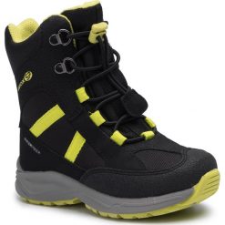 Śniegowce GEOX - J N.Alaska B.B Wpf D J847PD 050FU C0802 M Black/Lime. Czarne śniegowce chłopięce Geox, bez zapięcia. W wyprzedaży za 189,00 zł.