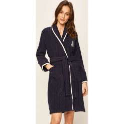 Lauren Ralph Lauren - Szlafrok. Białe szlafroki damskie xs, z aplikacjami, z bawełny. Za 619,90 zł.