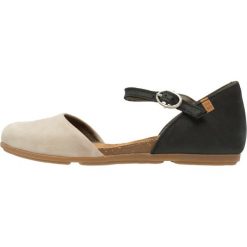 El Naturalista STELLA Baleriny z zapięciem black/piedra. Czarne baleriny damskie marki El Naturalista, bez wzorów, ze skóry, bez obcasa. W wyprzedaży za 375,20 zł.
