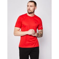 Koszulka techniczna Salomon Agile Ss Tee LC1284600. Czerwone koszulki męskie Salomon, m, bez wzorów, z poliesteru, sportowe, polo, bez rękawów. W wyprzedaży za 129,00 zł.