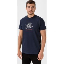 Loap Anton Koszulka Niebieski. Niebieskie podkoszulki męskie Loap, s, z nadrukiem, z elastanu, z krótkim rękawem. Za 68,95 zł.