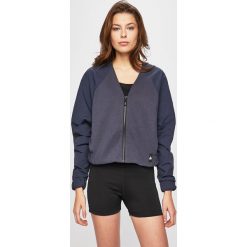 Reebok - Kurtka. Niebieskie kurtki damskie Reebok, s, bez wzorów, z bawełny. W wyprzedaży za 169,90 zł.