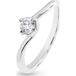 Unikalny Złoty Pierścionek - złoto 585, Brylant 0,33ct. Żółte pierścionki damskie W.KRUK, z brylantem, złote. Za 5990,00 zł.