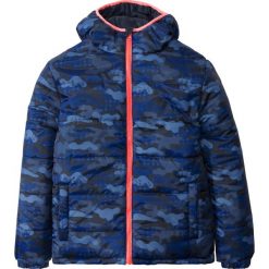 Kurtka dwustronna pikowana bonprix ciemnoniebieski moro. Niebieskie kurtki męskie pikowane marki bonprix, m, moro. Za 129,99 zł.
