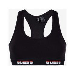 Guess Biustonosz Czarny. Czarne biustonosze Guess, z aplikacjami, z elastanu. Za 152,95 zł.