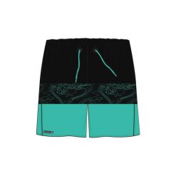 Spodenki surfing krótkie BBS 100 BLOCKOI. Niebieskie koszulki męskie OLAIAN, m, z poliesteru, sportowe, na fitness i siłownię. Za 34,99 zł.