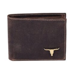 Portfel męski skórzany buffalo wild rm-05-baw. Pomarańczowe portfele męskie BUFFALO WILD, bez wzorów, ze skóry. Za 49,00 zł.