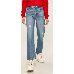 Tommy Hilfiger - Jeansy Milo. Niebieskie jeansy damskie TOMMY HILFIGER, z podwyższonym stanem. W wyprzedaży za 449,90 zł.