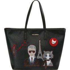 KARL LAGERFELD K/PARIS Torba na zakupy black. Czarne shopper bag damskie KARL LAGERFELD. W wyprzedaży za 1087,20 zł.