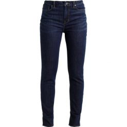 Boyfriendy damskie: Karen Millen BIG TURN UP JEANS Jeansy Straight Leg dark blue