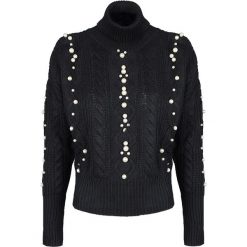 Guess Marciano Sweter "Turtleneck". Swetry damskie Guess, z aplikacjami, z dzianiny, bez rękawów, bez kaptura. Za 329,00 zł.