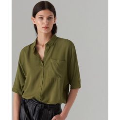 Koszula z krótkimi rękawami - Khaki. Brązowe koszule damskie Mohito. W wyprzedaży za 39,99 zł.