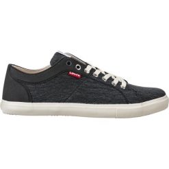 Levi's Woods Tenisówki Czarny. Czarne trampki męskie Levi's®, bez wzorów, z materiału, bez zapięcia. Za 283,95 zł.