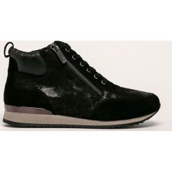 Caprice - Buty. Czarne buty sportowe damskie Caprice, bez wzorów, ze skóry, sportowe. Za 349,90 zł.