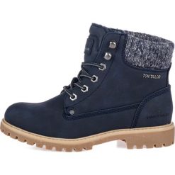 Tom Tailor botki damskie 7990105 40 ciemnoniebieskie. Niebieskie botki damskie Tom Tailor, na zimę, bez obcasa, bez zapięcia. Za 309,00 zł.