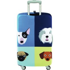 Pokrowiec na walizkę LOQI Stephen Cheetham Dogs. Walizki LOQI, z elastanu. Za 113,19 zł.