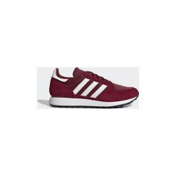 Buty adidas Buty Forest Grove. Czerwone trampki i tenisówki damskie marki Adidas, bez wzorów, bez zapięcia. Za 329,00 zł.