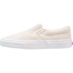 Vans UA CLASSIC SLIPON Półbuty wsuwane turtledove. Białe półbuty damskie Vans, ze skóry ekologicznej. Za 339,00 zł.