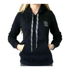GymHero Bluza damska Hoodie Hero Girls czarna r. M. Czarne bluzy sportowe damskie marki Gymhero, m. Za 168,35 zł.