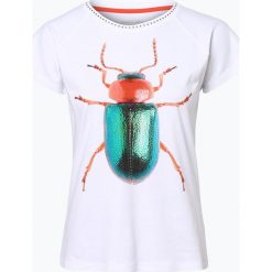 Marc Cain Collections - T-shirt damski, czarny. Czarne t-shirty damskie Marc Cain Collections, z nadrukiem. Za 449,95 zł.