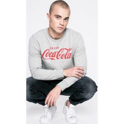 Jack & Jones - Bluza. Szare bluzy męskie Jack & Jones, xl, z nadrukiem, z bawełny, z okrągłym kołnierzem, bez rękawów, bez kaptura. W wyprzedaży za 89,90 zł.
