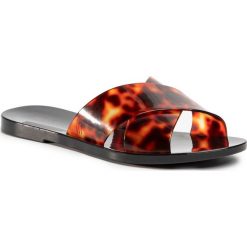 Klapki MELISSA - Essential Slide Ad 32755 Black/Tortoise 52812. Pomarańczowe klapki damskie Melissa, bez wzorów, z tworzywa sztucznego, bez obcasa, na obcasie. Za 249,00 zł.