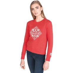 Scotch & Soda Bluza Czerwony. Czerwone bluzy damskie Scotch & Soda, s, z nadrukiem, z bawełny, bez rękawów, bez kaptura. Za 309,95 zł.