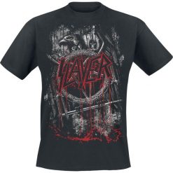 Slayer Dripping Eagle T-Shirt czarny. Czarne t-shirty męskie z nadrukiem marki Slayer, m, z okrągłym kołnierzem. Za 74,90 zł.