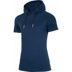 T-shirt męski TSM604 - ciemny granatowy - Outhorn. Niebieskie koszulki męskie Outhorn, m, z dzianiny, z kapturem. Za 49,99 zł.
