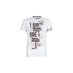 T-shirty z krótkim rękawem Desigual SEA. Białe t-shirty męskie Desigual, xl, bez wzorów, bez kołnierzyka, krótkie. Za 199,20 zł.