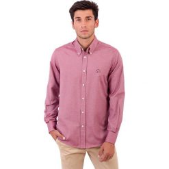 Koszula w kolorze czerwonym. Czerwone koszulki polo męskie Polo Club Men, xxl, z haftami, z bawełny, button down. W wyprzedaży za 128,95 zł.