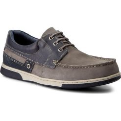 Półbuty męskie: Półbuty CANGURO – E013-106 Grigio Scuro/Blue Scuro