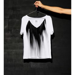 Clay painting woman. Czarne t-shirty damskie Pakamera, bez wzorów, z wiskozy, bez kołnierzyka, bez rękawów. Za 129,00 zł.