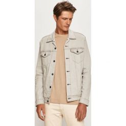 Levi's - Kurtka jeansowa. Szare płaszcze męskie Levi's®, s, bez wzorów, z elastanu, krótkie, bez kaptura. Za 459,90 zł.