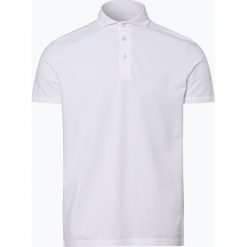 DENIM by Nils Sundström - Męska koszulka polo, biały. Białe koszulki męskie DENIM by Nils Sundström, xxl, bez wzorów, z denimu, polo, bez rękawów. Za 69,95 zł.