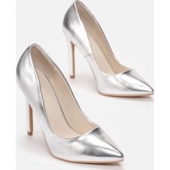 Srebrne Szpilki Macey. Szare szpilki Born2be, eleganckie. Za 89,99 zł.