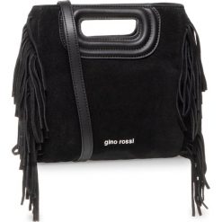 Torebka GINO ROSSI - CSN4998 Black. Czarne listonoszki damskie Gino Rossi, na imprezę, bez wzorów, ze skóry, bez dodatków. Za 329,99 zł.