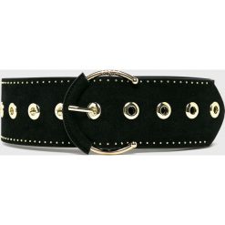 Guess Jeans - Pasek. Czarne paski damskie Guess Jeans, w paski, z poliesteru. Za 329,90 zł.