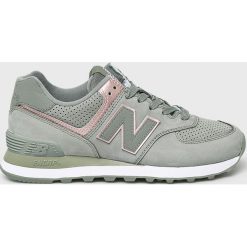 New Balance - Buty WL574NBL. Szare buty sportowe damskie marki New Balance, z materiału. Za 399,90 zł.