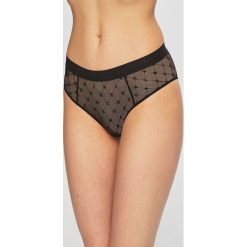Dkny - Figi. Czarne majtki damskie DKNY, m, z bawełny. W wyprzedaży za 79,90 zł.