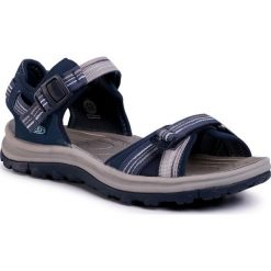 Sandały KEEN - Terradora II Open Toe Sandal 1022449 Navy/Light Blue. Niebieskie klapki damskie Keen, bez wzorów, ze skóry ekologicznej, bez obcasa. W wyprzedaży za 239,00 zł.