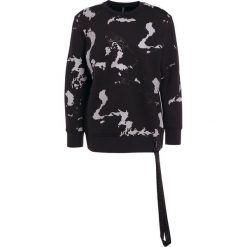 Neil Barrett BLACKBARRETT GLOBE PRINT Bluza black/silver reflective. Czarne bluzy męskie marki Neil Barrett BLACKBARRETT, m, z elastanu. W wyprzedaży za 392,70 zł.