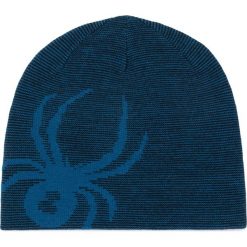 Czapka Spyder Reversible Insbruck Hat 197124. Niebieskie czapki męskie Spyder, bez wzorów. W wyprzedaży za 129,00 zł.
