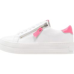 Trampki damskie slip on: SPM POMME Tenisówki i Trampki white/neon fuxia