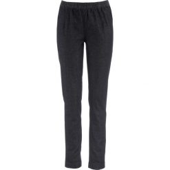 Legginsy dżinsowe "SKINNY" bonprix czarny "stone". Czarne legginsy damskie bonprix. Za 49,99 zł.