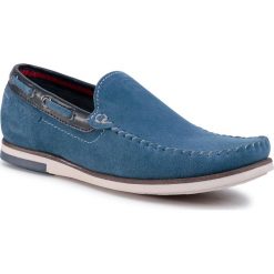 Mokasyny WRANGLER - Sharky Suede WM01140A Jeans 118. Niebieskie mokasyny męskie Wrangler, z jeansu. Za 299,00 zł.